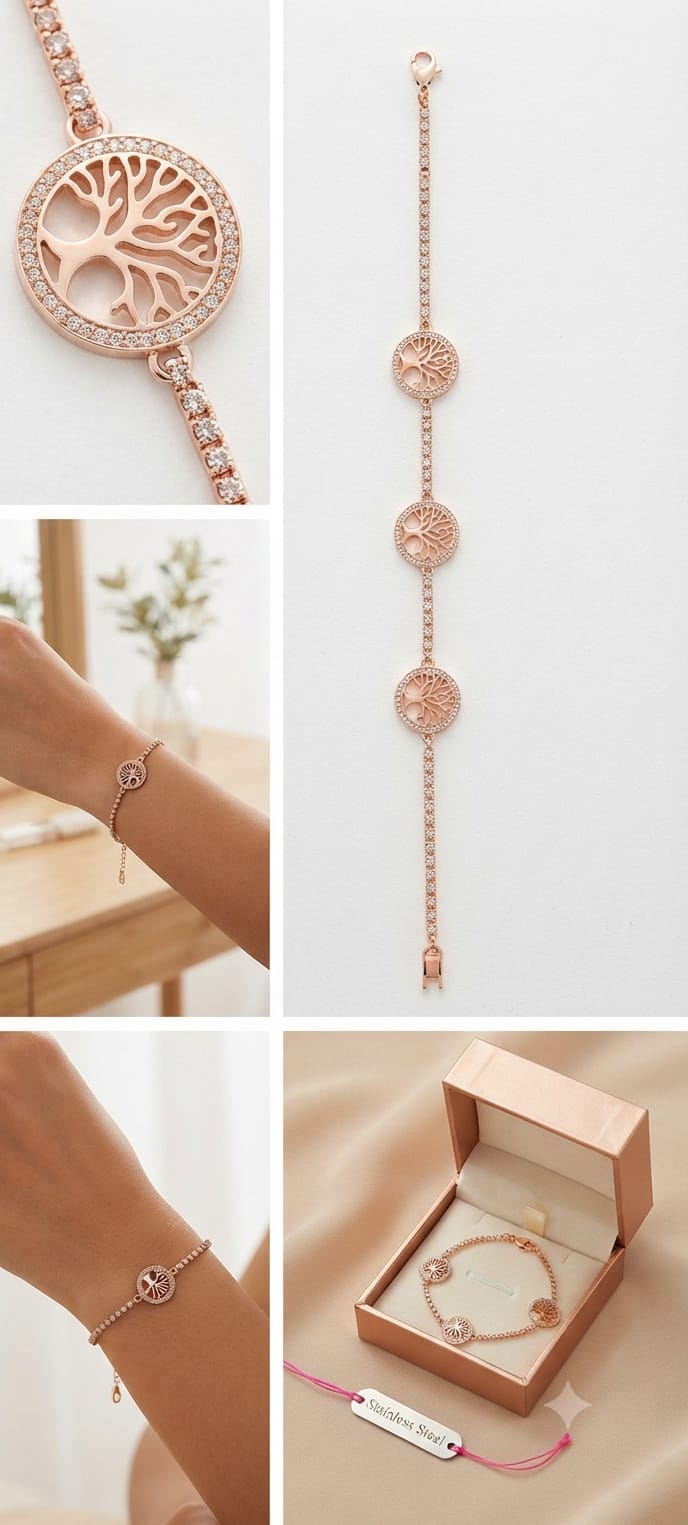 Gold Bead Ball Hand Chain Bracelet