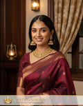 Antique Gold Kundan Choker Necklace Set