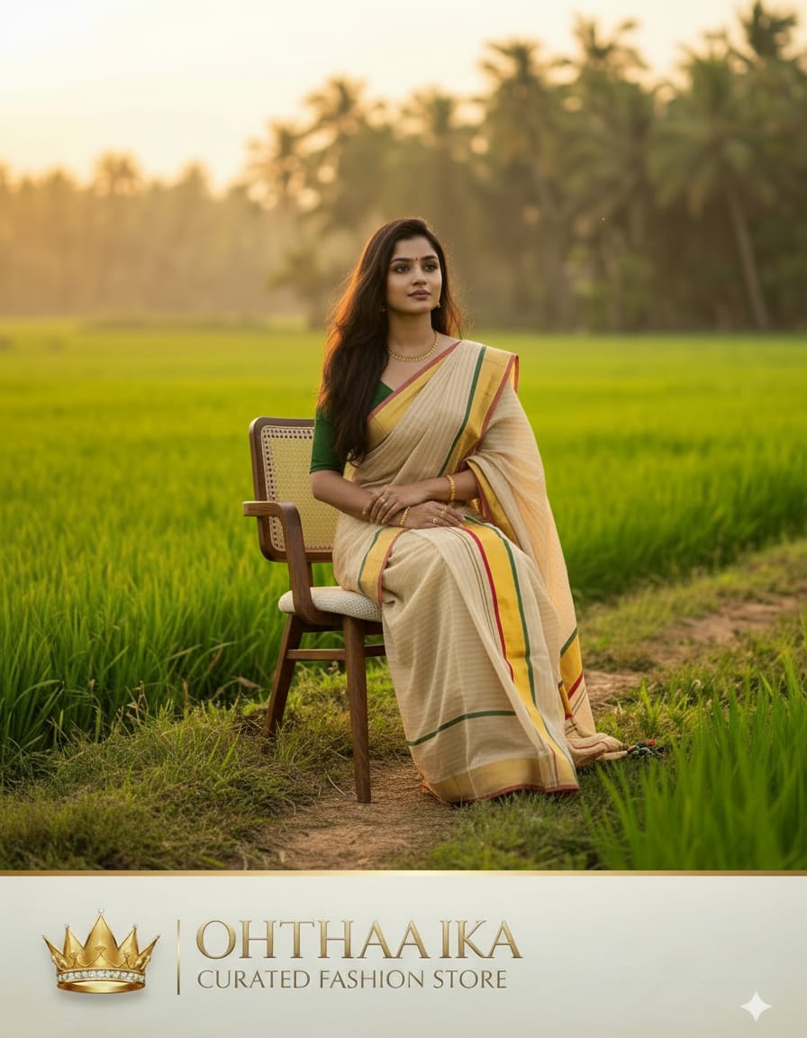 Set Mundu - Balaramapuram Handloom