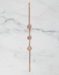 Rose Gold Tree of Life Hand Chain Bracelet