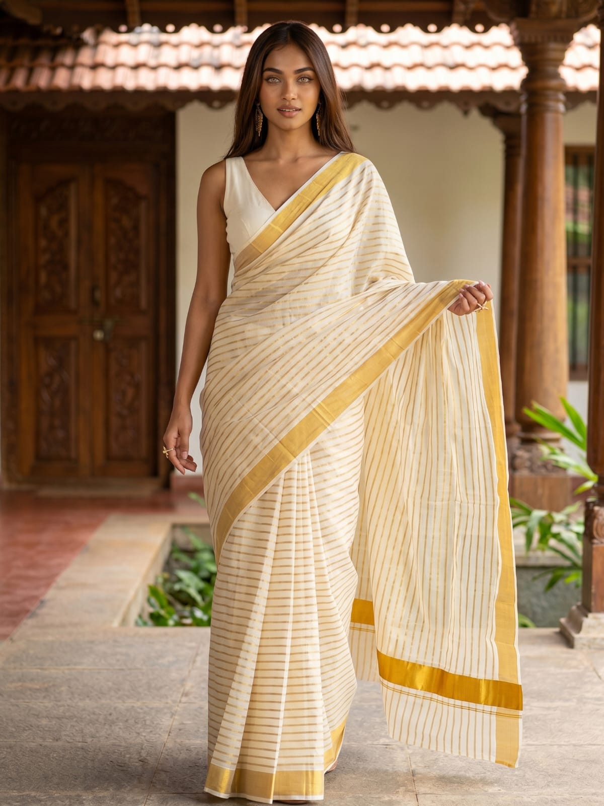 Tissue Fill Line Bonda 6.25 Mtr Saree