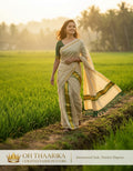 3x3 Fancy Set Mundu - Extra Length Kerala Style